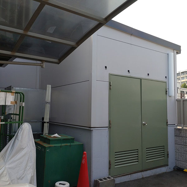 コンプレッサーの室内冷却事例1