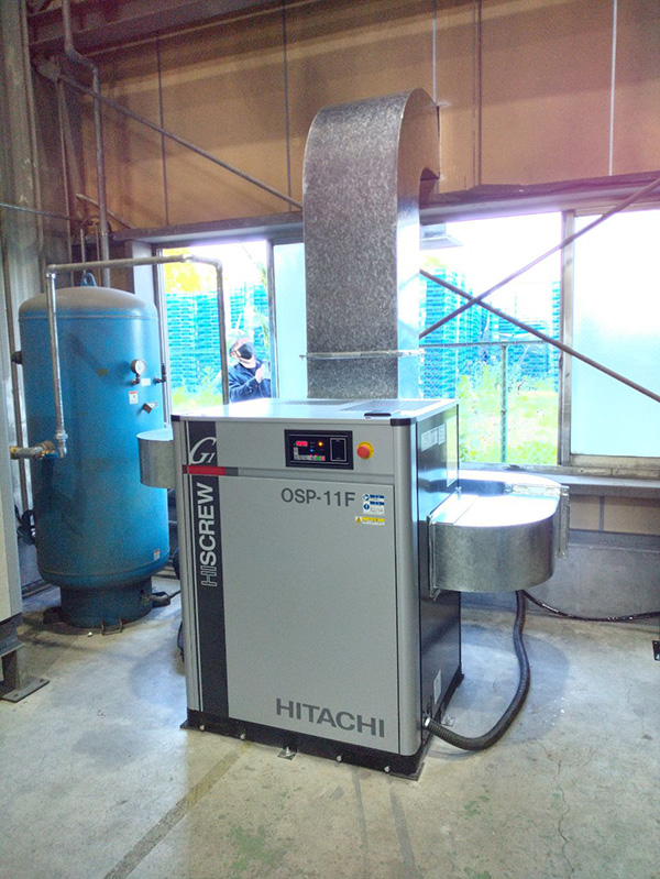 コンプレッサーのパッケージ内冷却事例2