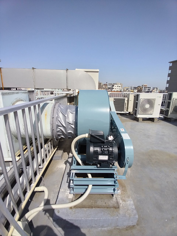 コンプレッサーのパッケージ内冷却事例4