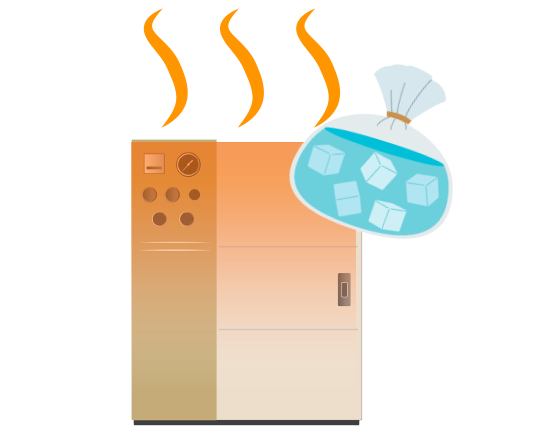 コンプレッサーの熱対策
