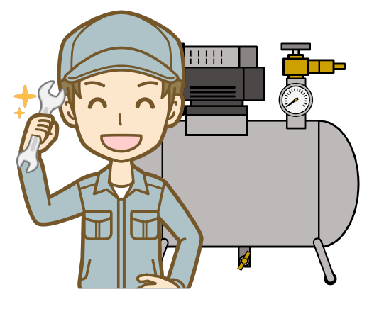 コンプレッサーの修理