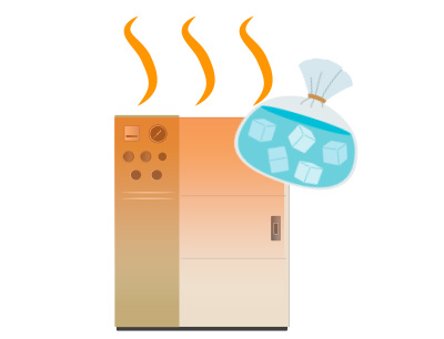 コンプレッサーの熱対策